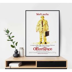 office space 1999 movie poster film print wall