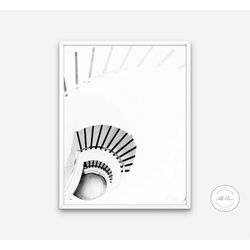 black and white abstract geometrical architecture poster digital