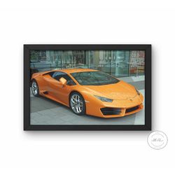 lamborghini poster instant download, luxury car poster, designer