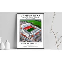 anfield road stadium canvas | anfield road poster