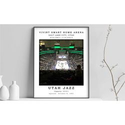 vivint smart home arena canvas poster | canvas