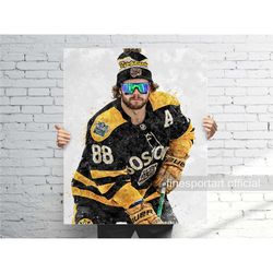 david pastrnak boston, canvas wrap, hockey framed print,
