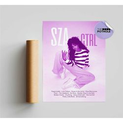 sza poster | ctrl poster | tracklist album