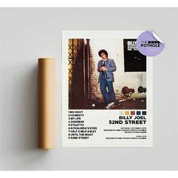 billy joel posters / 52nd street poster /
