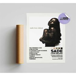 sade posters / love deluxe poster, sade, love