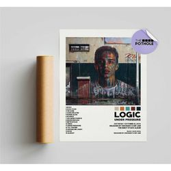 logic posters / under pressure poster, tracklist poster,