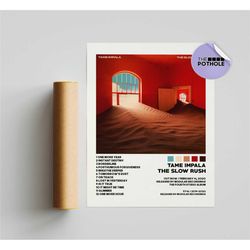 tame impala poster / the slow rush poster