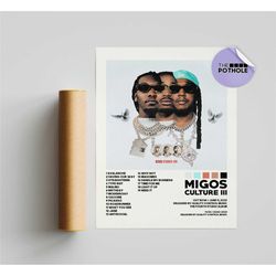 migos poster / culture iii poster / album