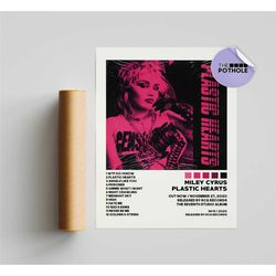 miley cyrus posters / plastic hearts poster, album