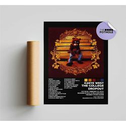 kanye west poster / the college dropout poster