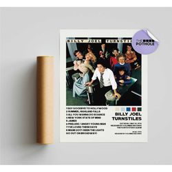 billy joel posters, turnstiles poster, billy joel, turnstiles,