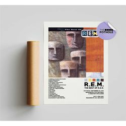 r.e.m. posters, the best of r.e.m poster, rem,