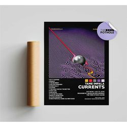 tame impala poster / currents poster / album