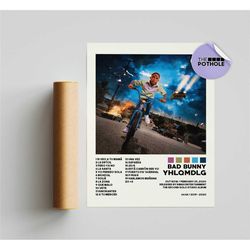 bad bunny posters / yhlqmdlg poster / tracklist