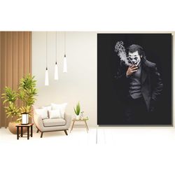 gift for him,gift for her,the joker canvas wall
