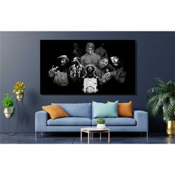 tupac shakur 2pac music poster,canvas print,framed option room