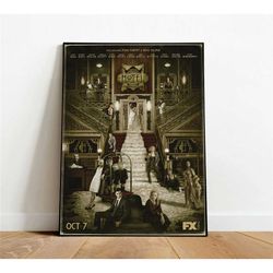 american horror story poster, canvas wall art, rolled