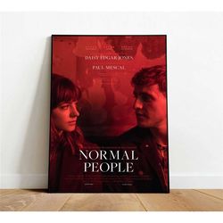 normal people poster, canvas wall art, rolled canvas