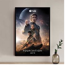 foundation 2023 movie poster - high quality canvas art print - room decoration - art poster for gift