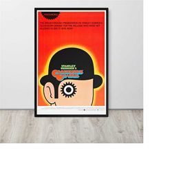 a clockwork orange (1971) vintage movie poster