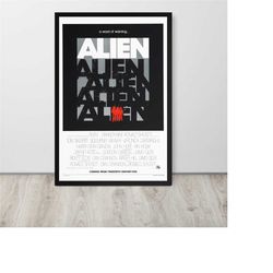 alien (1979) vintage movie poster