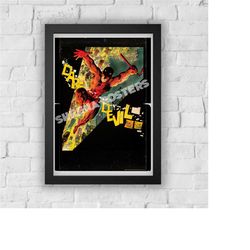 daredevil print vintage advert vintage style magazine retro print- home deco poster a3 marvel comics