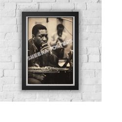 john coltrane concert print vintage advert vintage style magazine retro print- home deco poster a3