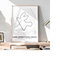 formula 1 qatar circuit poster, f1 circuit poster, lusail international circuit poster, formula 1 wall art, f1 gift, qat