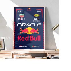 red bull racing race suit poster, 2023 formula 1 poster, minimalist formula 1 poster, max verstappen poster, sergio pere