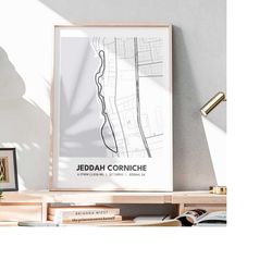 jeddah formula 1 grand prix poster, saudi arabian gp, f1 circuit, racing track poster, formula 1 grand prix poster, form