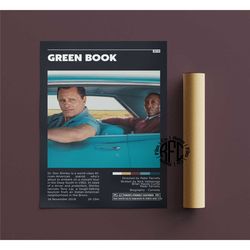 green book retro vintage poster | minimalist movie