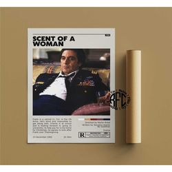 scent of a woman retro vintage poster |
