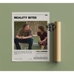 reality bites retro vintage poster | minimalist movie