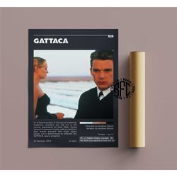 gattaca retro vintage poster | minimalist movie poster