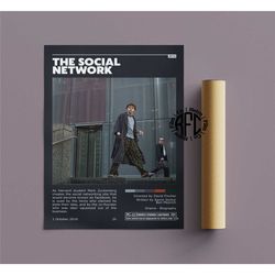 the social network retro vintage poster | minimalist