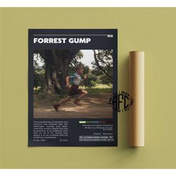 forrest gump retro vintage poster | minimalist movie