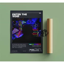 enter the void retro vintage poster | minimalist