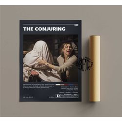 the conjuring retro vintage poster | minimalist movie