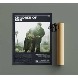 children of men retro vintage poster | minimalist