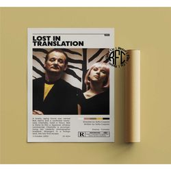 lost in translation retro vintage poster | minimalist