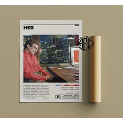 her retro vintage poster | minimalist movie poster