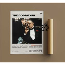 the godfather retro vintage poster | minimalist movie