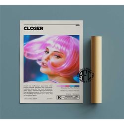 closer retro vintage poster | minimalist movie poster
