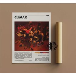 climax retro vintage poster | minimalist movie poster