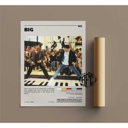 big retro vintage poster | minimalist movie poster