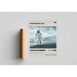 interstellar | christopher nolan | minimalist movie poster