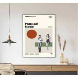 practical magic movie poster, practical magic print, minimalist