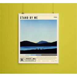 stand by me - retro movie poster -