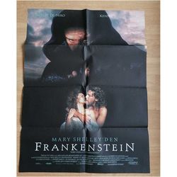 frankenstein original vintage movie cinema turkish poster from