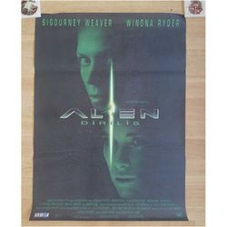 alien resurrection original vintage movie cinema turkish poster